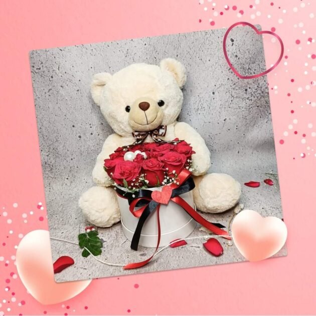 Teddy with Flowers