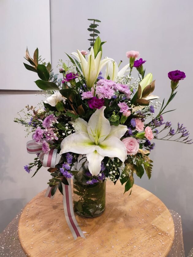 Oriental Lilies with Mix Flowers