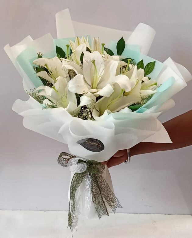 Serene White Lilies
