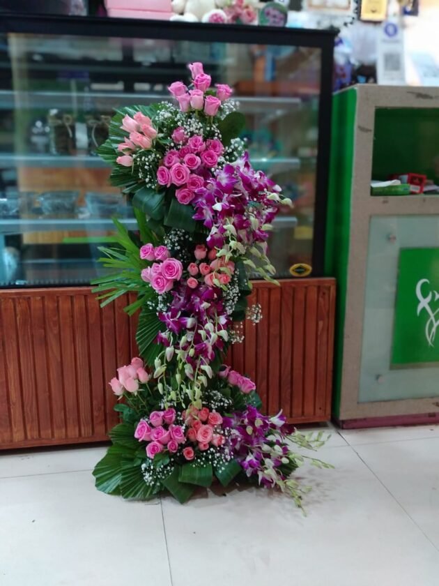 Tower of Orchids and Roses