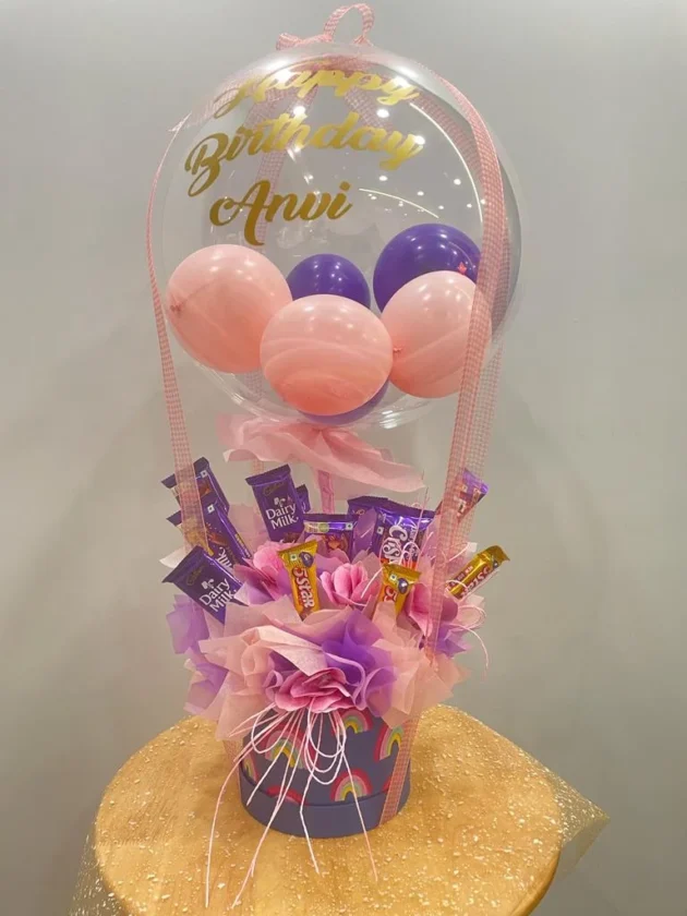 Balloon n chocolate for kid