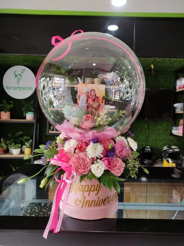 Balloon photo bouquet