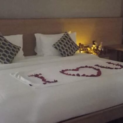First night bed decor