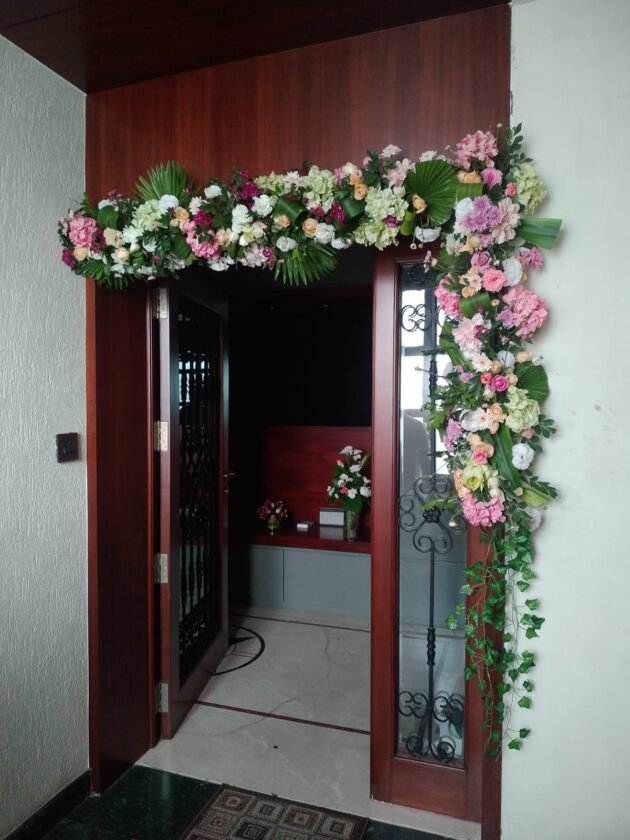 Mix flowers decor for home