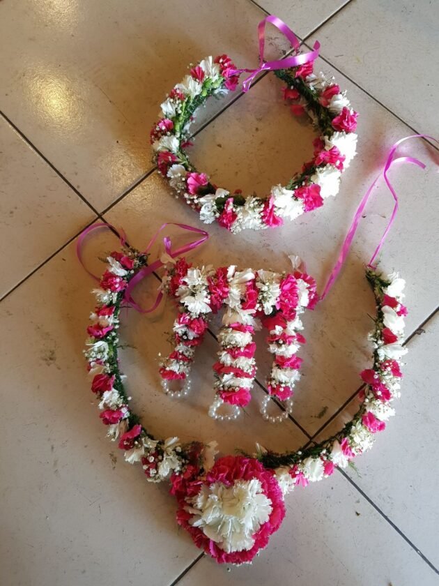 White n pink jewelry