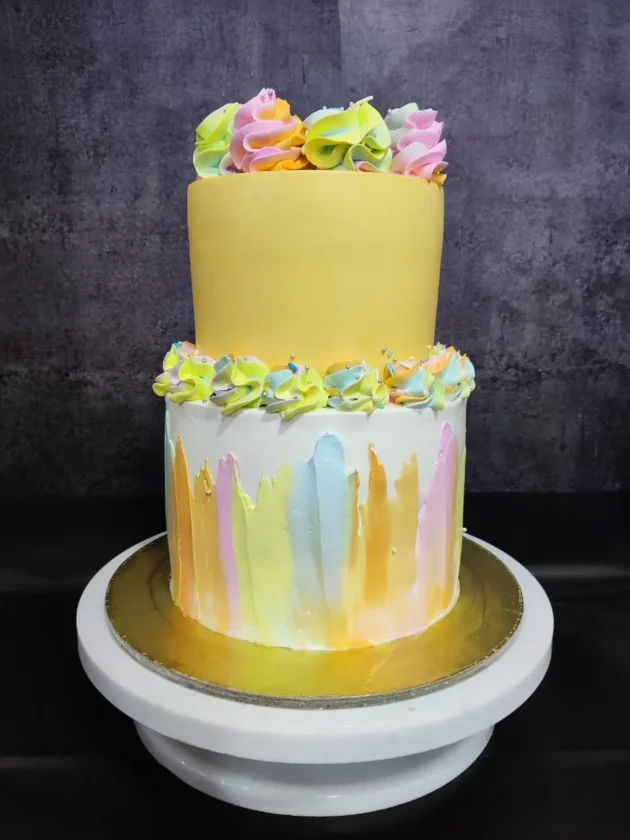 2 tier sunshine cake