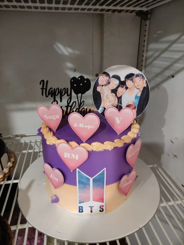 BTS theme cake