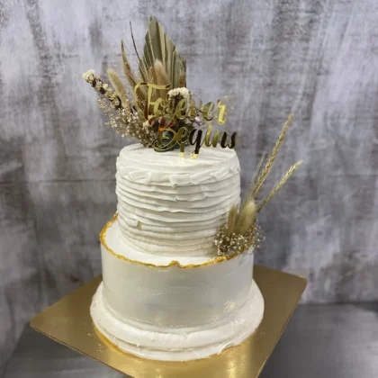 Bohomian theme cake