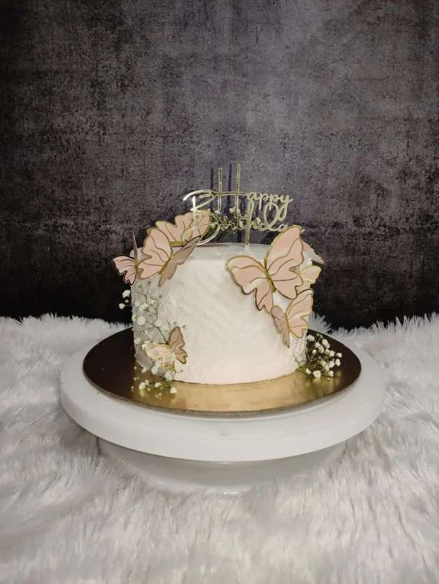 Butterfly theme cake