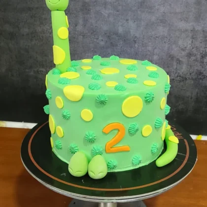 Dino theme cake