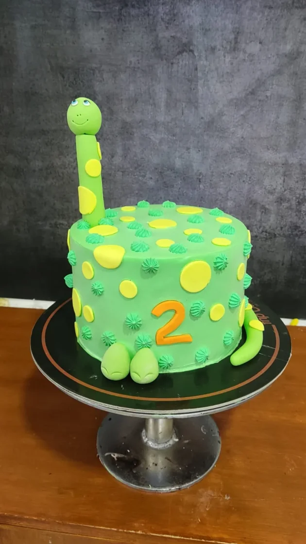 Dino theme cake