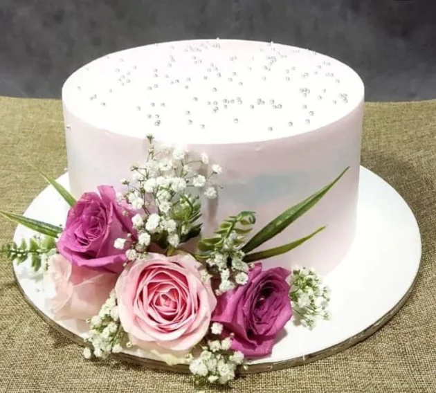 Pink Floral cake