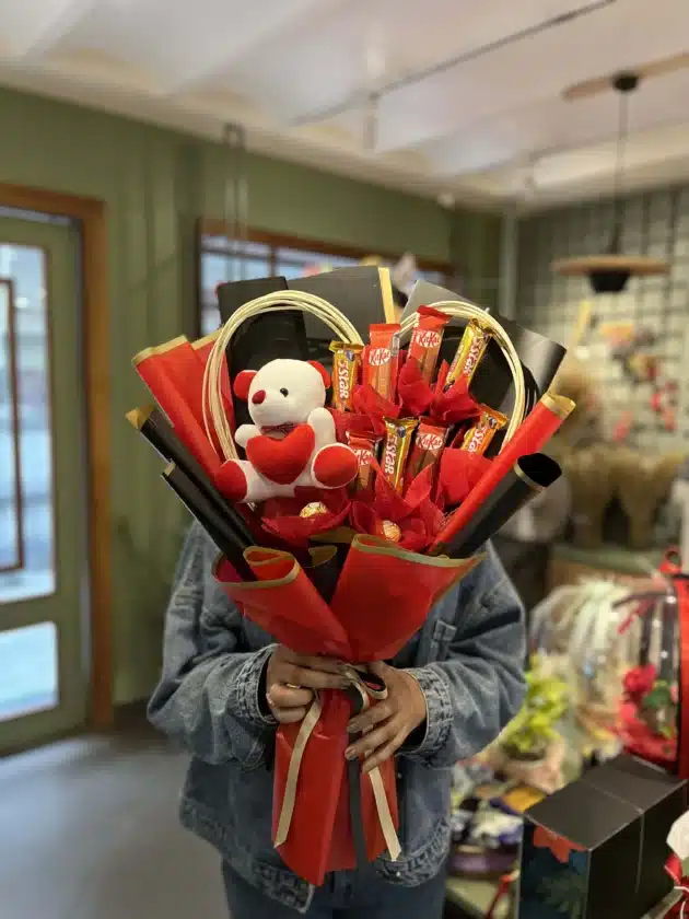 Cute Teddy Chocolate Hamper - Image 2