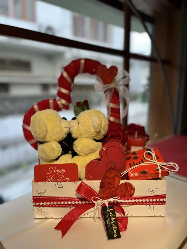 Kiss Me Teddy Hamper