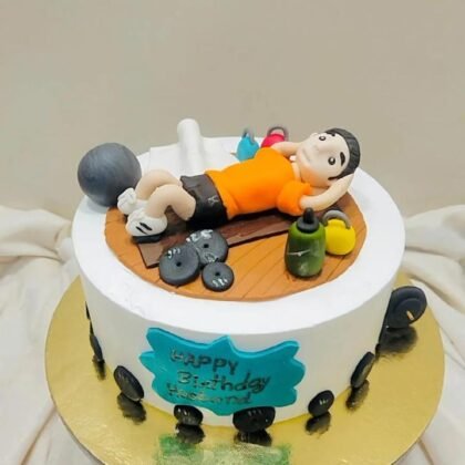 The Fit Fanatic's Birthday Cake