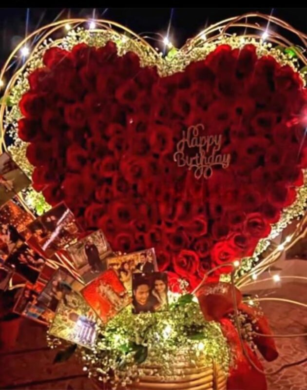 Dreamy Rose Heart