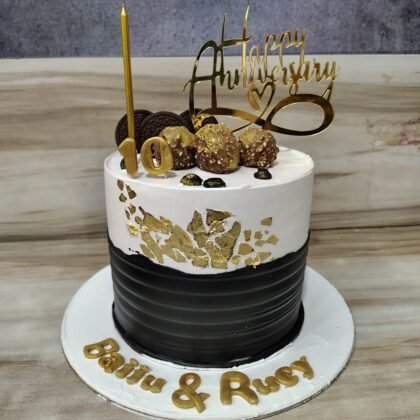 Velour Gold Delight Cake