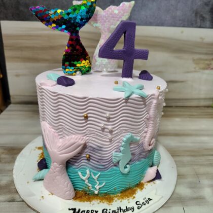 The Little Mermaid Cake
