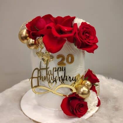 20 Years of Elegance Cake