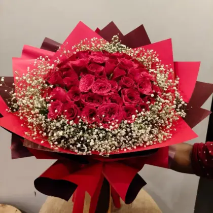 The Velvet Starburst Bouquet