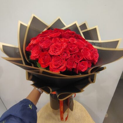 Crimson Royale Rose Bouquet