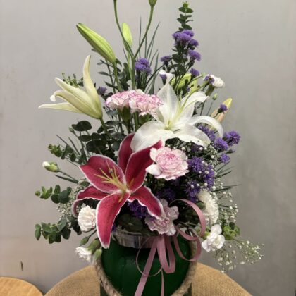 Royal Lily Garden Vase