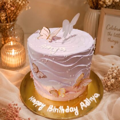 Blush Butterfly Dream Cake