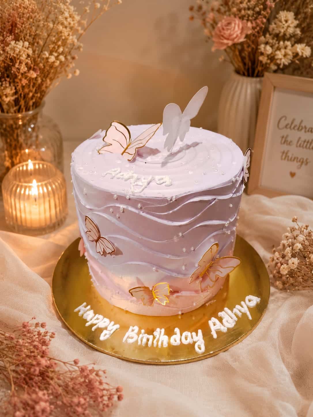 Blush Butterfly Dream Cake