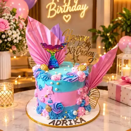 Ocean Princess Cake