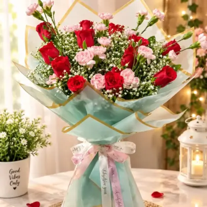 Crimson Blush Bunches