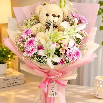 Bear Hug Bouquet