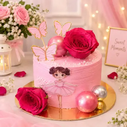 Butterfly Ballerina Cake