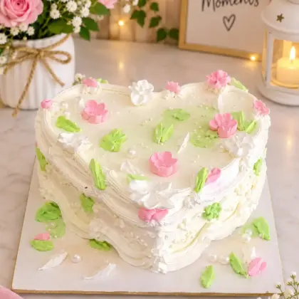 Sweetheart Garden Cake