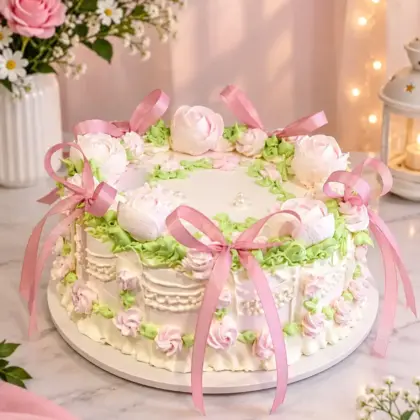 Coquette Bloom Cake