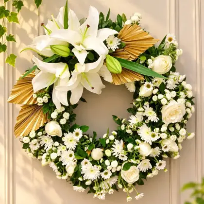 Ivory Grace Wreath