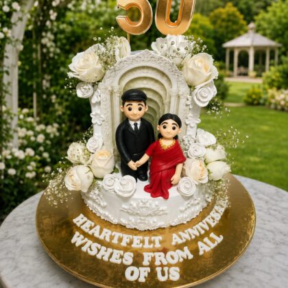 Golden Togetherness Cake