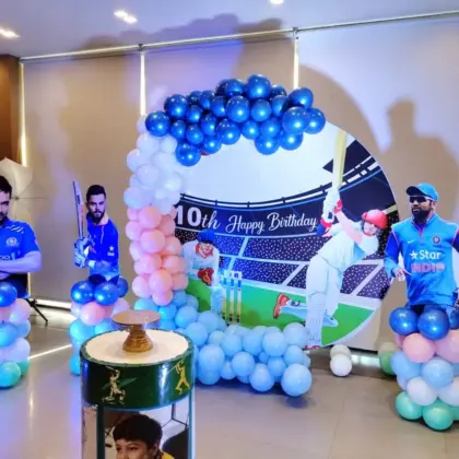 Team India 10th Birthday Setup
