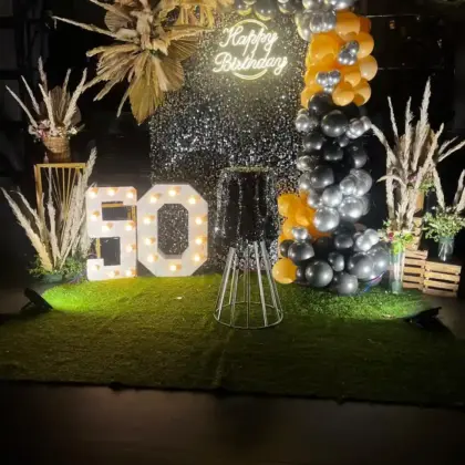 90 Years of Elegance Birthday Decor