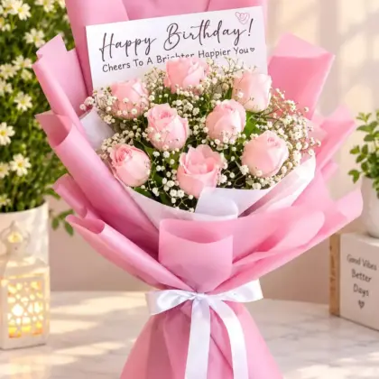 Rosy Birthday Wishes