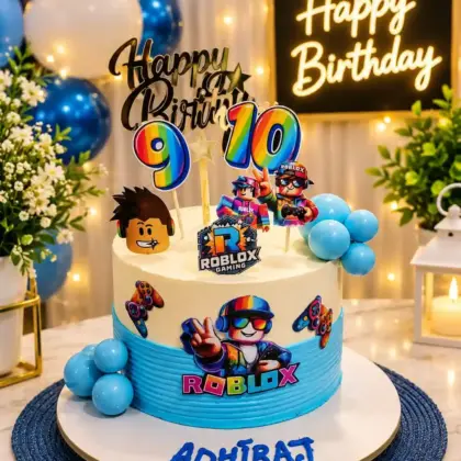 Roblox Birthday Theme Cake