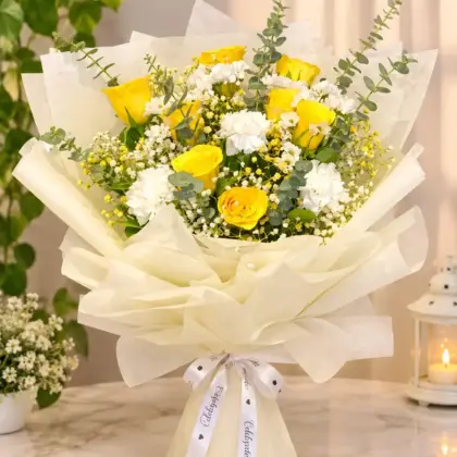 Golden Grace Floral Bunches