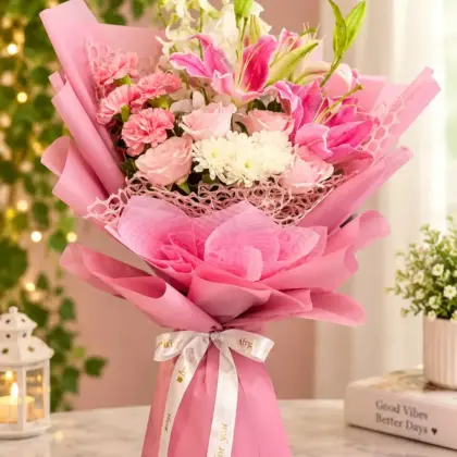 Pink Bloom Symphony Bunch