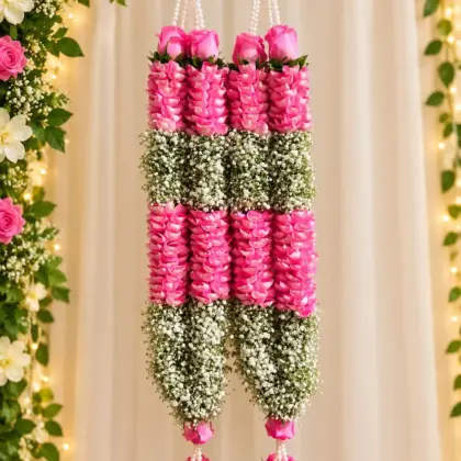 Rose Garland Wedding Varmaala