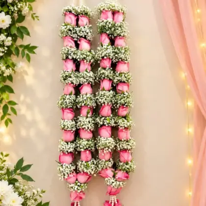 Romantic Rose Wedding Varmaala