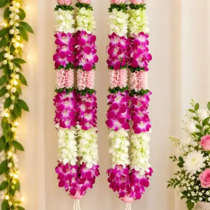 Orchid Pearl Wedding Varmaala