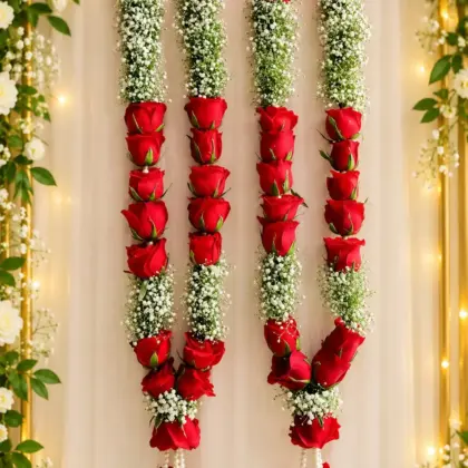Scarlet Romance Wedding Varmaala