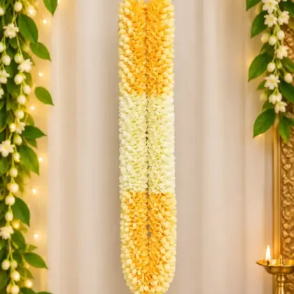 Golden Jasmine Wedding Varmaala
