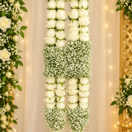 Ivory Rose Wedding Varmaala