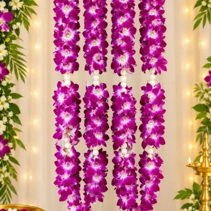 Royal Orchid Wedding Varmaala